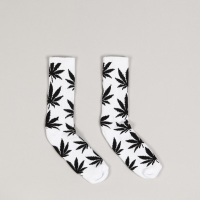 HUF Set Plantlife Socks White Black